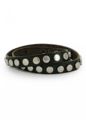 Cowboysbelt Lederarmband Grün