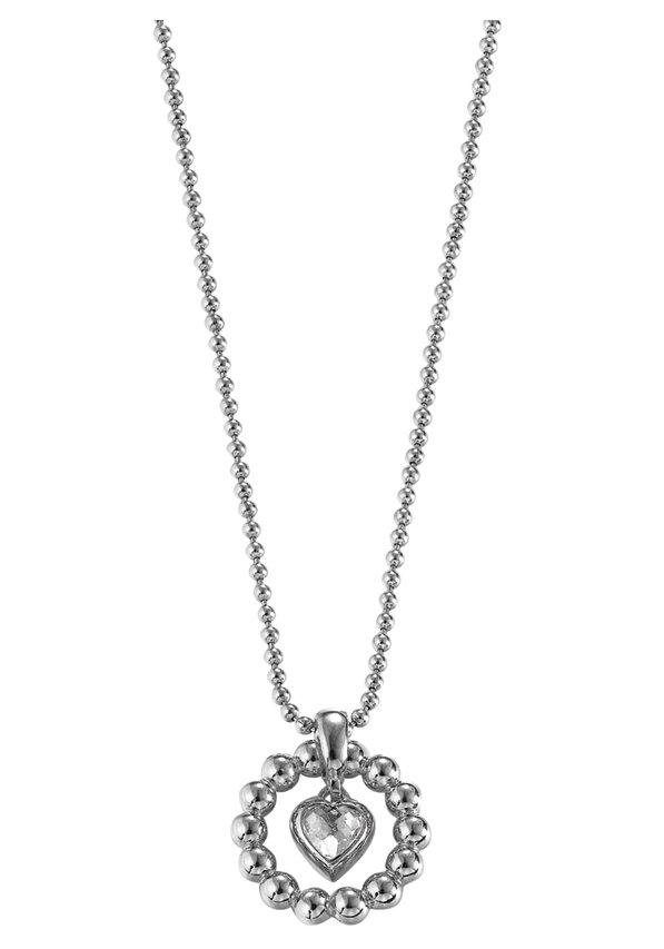 Esprit Damenkette Pellet Heart Silver