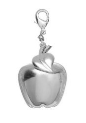 Pilgrim MEGA Charm Anhänger Apfel silber