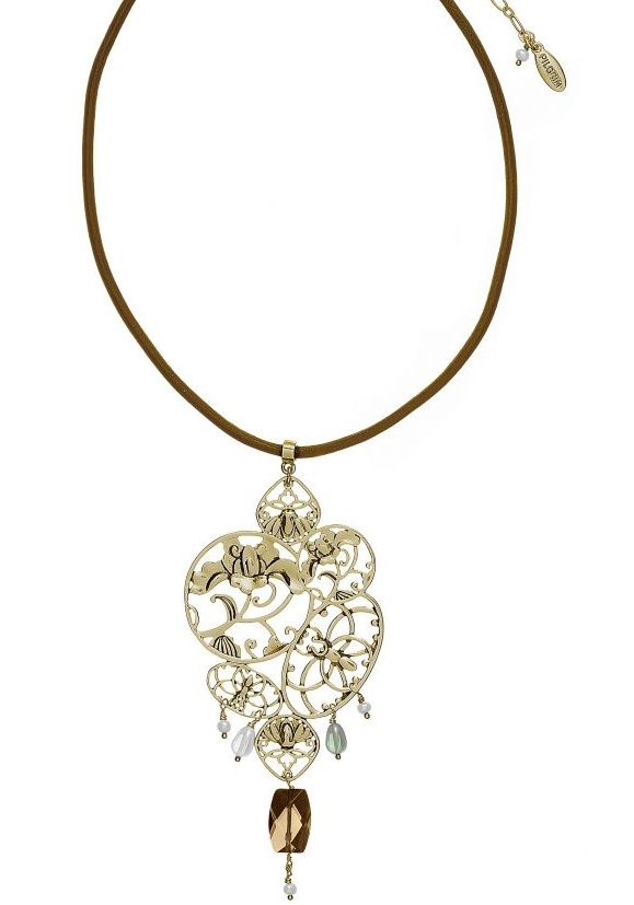 Pilgrim Damenkette Filigree Braun