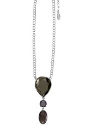 Pilgrim GoDiva Damenhalskette, grey/silver