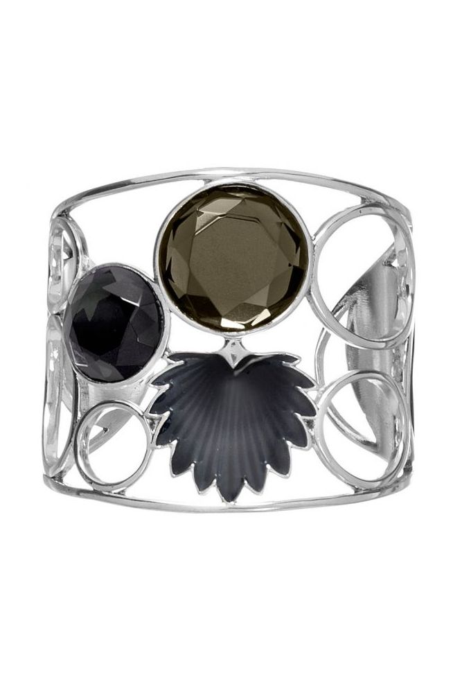 Pilgrim GoDiva Damenarmreif, grey/silver