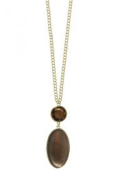 Pilgrim GoDiva Damenhalskette, brown/gold