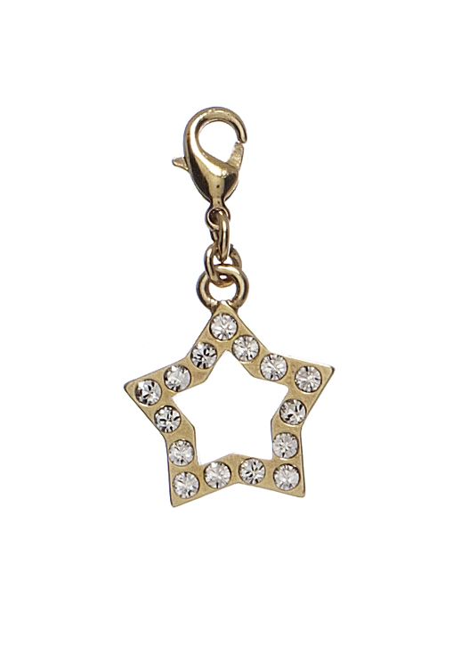 Pilgrim Charm Anhänger Stern: gold