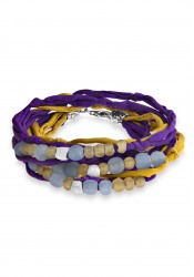 Platadepalo Seidenarmband