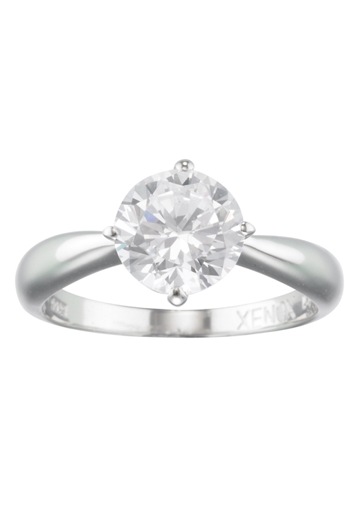 Xenox Damenring Solitaire