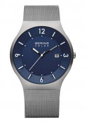 BERING Herren-Solaruhr Slimline Anthrazit