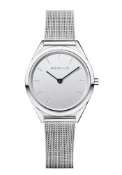 BERING Damenuhr Ultra Slim 4.8 Silber