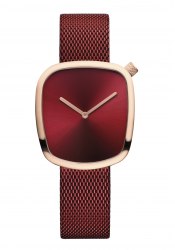 BERING Pebble Damenuhr Rot