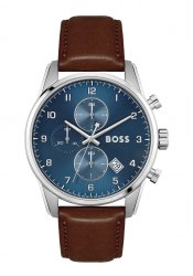 Boss Herrenchronograph Skymaster Silber