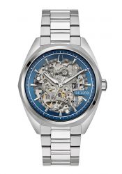 Bulova Herrenuhr Skeleton Old Classic Blau