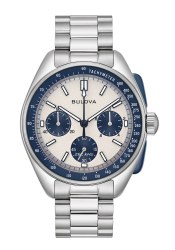 Bulova Lunar Pilot Herrenchronograph Blau