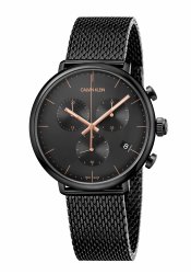 CALVIN KLEIN Herrenchronograph High Noon Schwarz