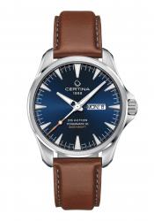 Certina DS Action Day-Date Powermatic 80 Herrenuhr Automatik Blau