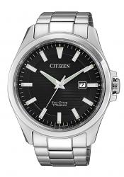 Citizen Eco-Drive Herrenuhr Super Titanium Schwarz