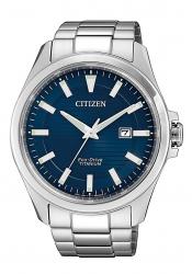 Citizen Eco-Drive Herrenuhr Super Titanium Blau