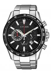 Citizen Eco-Drive Herrenchronograph Super Titanium Schwarz