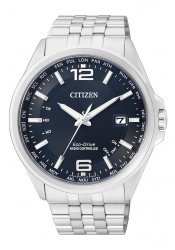 Citizen Herrenuhr Eco Drive Global Funk Blau