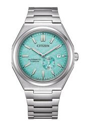 Citizen Super Titanium Automatik Kleine Sekunde Türkis