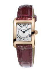 Frederique Constant Carree Damenuhr Rot