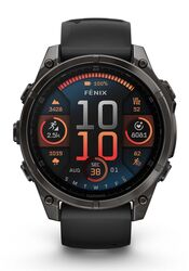 Garmin Fenix 8 47mm AMOLED Sapphire Schwarz Carbongrau Titan DLC