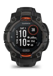 Garmin Instinct 3 Solar - 45mm Schwarz mit Silikon