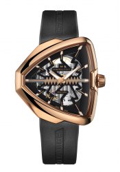 Hamilton Ventura Elvis80 Skeleton Herrenuhr Roségold
