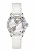 Jazzmaster Open Heart Damenuhr Weiß