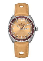 Hamilton Pan Europ Day Date Beige