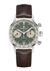 Hamilton Intra-Matic Automatik Herrenchronograph Braun
