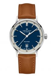 Hamilton Intra-Matic Automatik Herrenuhr Blau