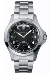 Hamilton Khaki King Herrenuhr Day Date Automatik 40mm Schwarz