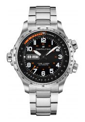 Hamilton Khaki X-Wind Day-Date Herrenuhr Silber