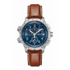 Khaki Pilot X-Wind Herrenchronograph GMT Braun