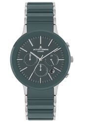 Jacques Lemans Chronograph Dublin HighTech Ceramic grau