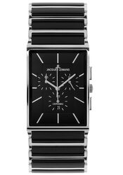 Jacques Lemans Chronograph York HighTech Ceramic schwarz