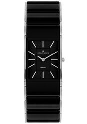 Jacques Lemans Damenuhr Dublin HighTech Ceramic schwarz