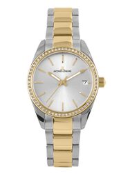 Jacques Lemans Damenuhr Derby bicolor crystal