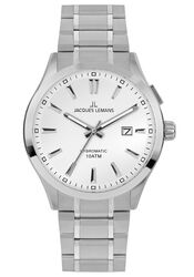 Jacques Lemans Herrenuhr Hybromatic white