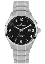 Jacques Lemans Herrenuhr HybromaticSteel Black