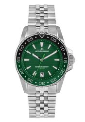 Jacques Lemans Herrenuhr Liverpool Diver 20 bar green
