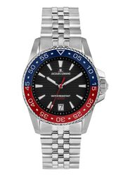 Jacques Lemans Liverpool Diver Herrenuhr blau-rot 20 bar