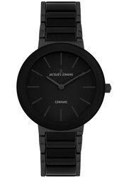 Jacques Lemans Unisex Monaco Special Edition HighTech Ceramic schwarz / IP-black