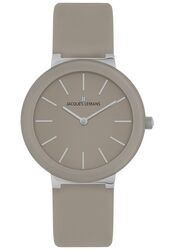 Jacques Lemans Damenuhr Monaco Special Edition HighTech Ceramic taupe / Lederband
