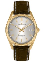 Jacques Lemans Herrenuhr Derby Jubiläumsmodell 50 Jahre JACQUES LEMANS / IP-gold