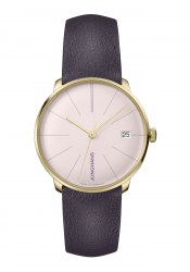 Junghans Meister Fein Kleine Automatik Damenuhr Rosa / Pink