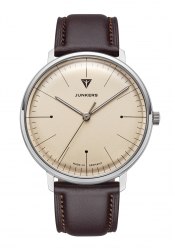 Junkers Bauhaus Herrenuhr 40mm Beige
