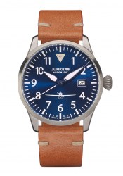 Junkers Flieger Automatikuhr Blau