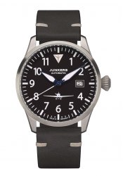 Junkers Flieger Automatikuhr Schwarz
