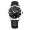 1975 Quarz Date 39mm Schwarz Leder